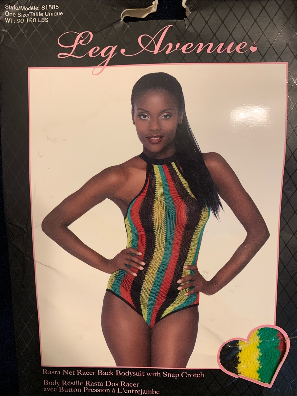 Net Racerback Bodysuit - Picture 2 of 2